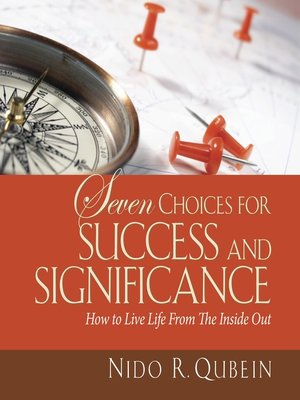 cover image of Seven Choices for Success and Significance